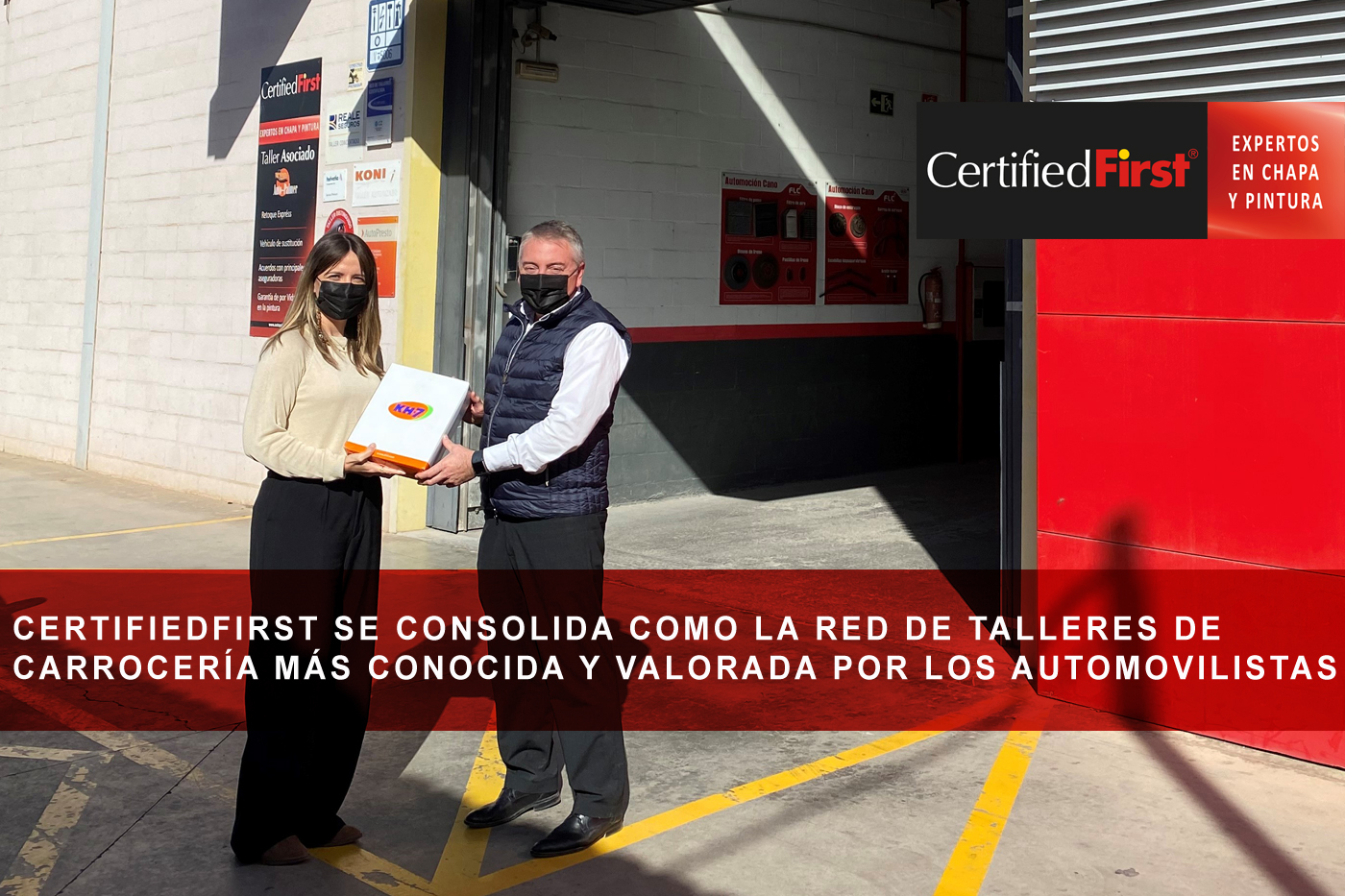 CertifiedFirst se consolida como la red de talleres de carrocería más conocida y valorada por los automovilistas