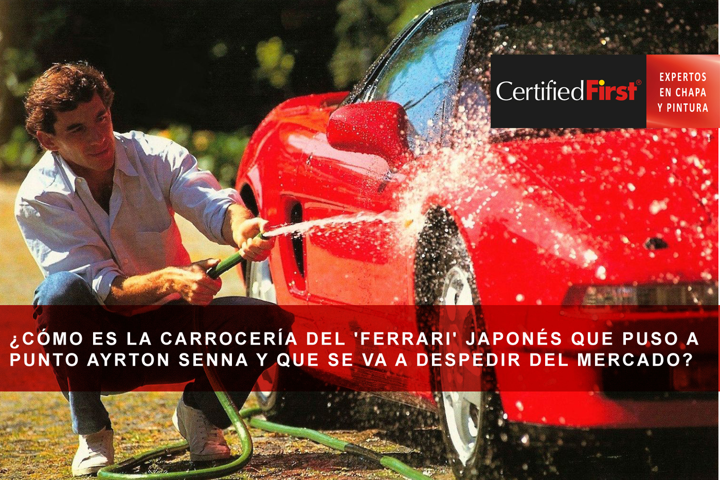 ¿Cómo es la carrocería del 'Ferrari' japonés que puso a punto Ayrton Senna y que se va a despedir del mercado?