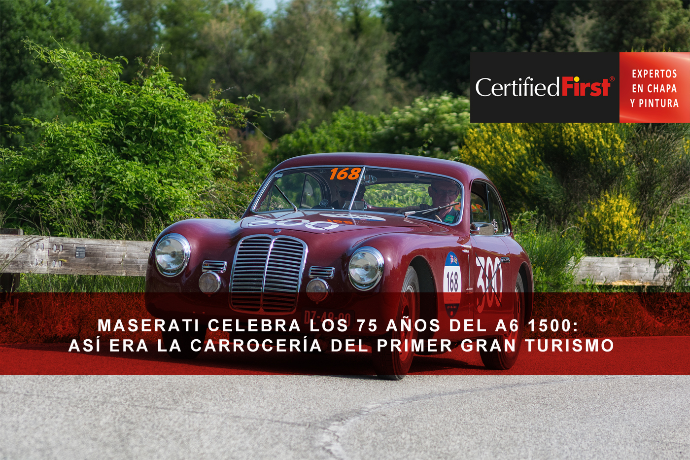 Maserati celebra los 75 años del A6 1500: así era la carrocería del primer Gran Turismo