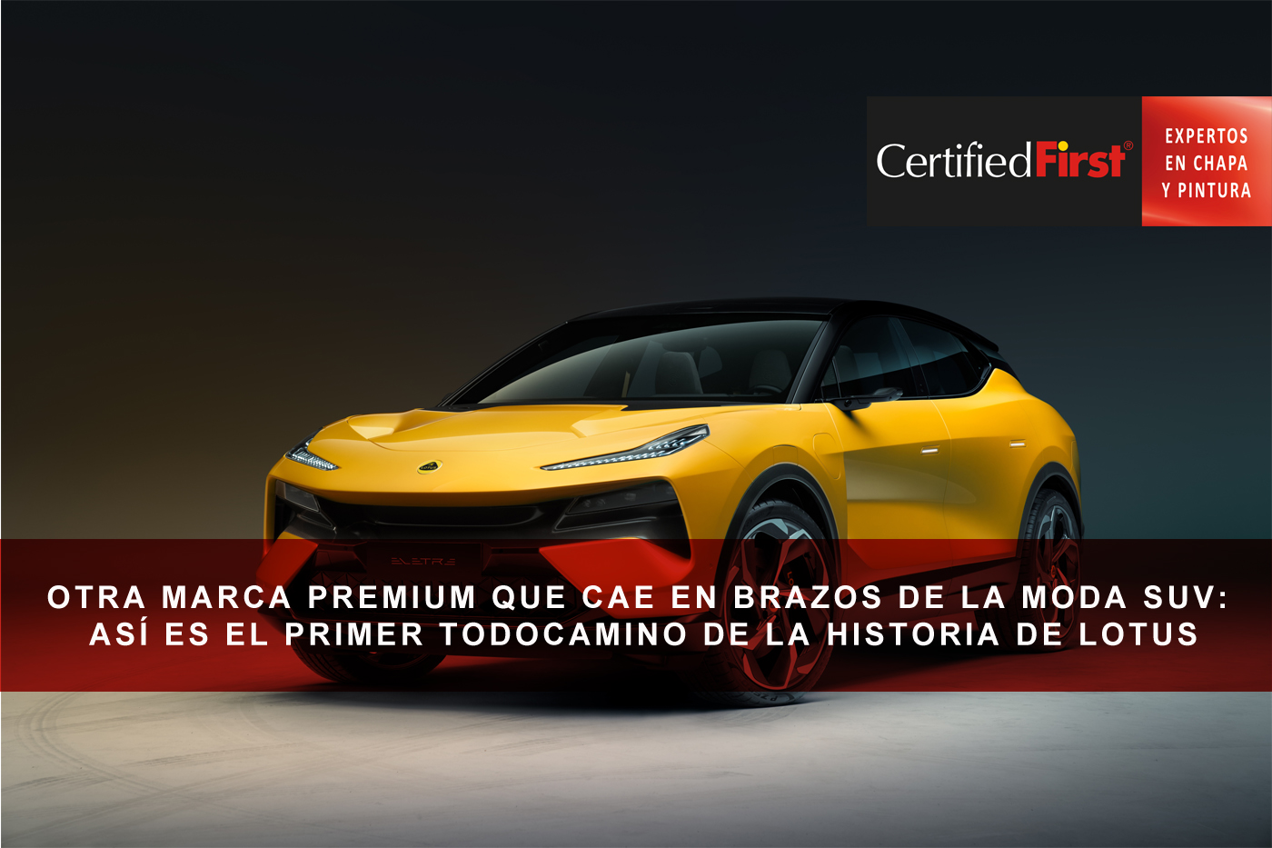 Otra marca premium que cae en brazos de la moda SUV: así es el primer todocamino de la historia de Lotus