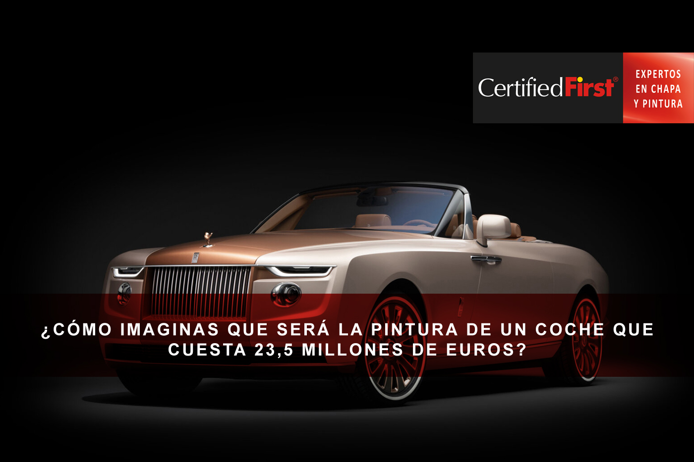 ¿Cómo imaginas que será la pintura de un coche que cuesta 23,5 millones de euros?