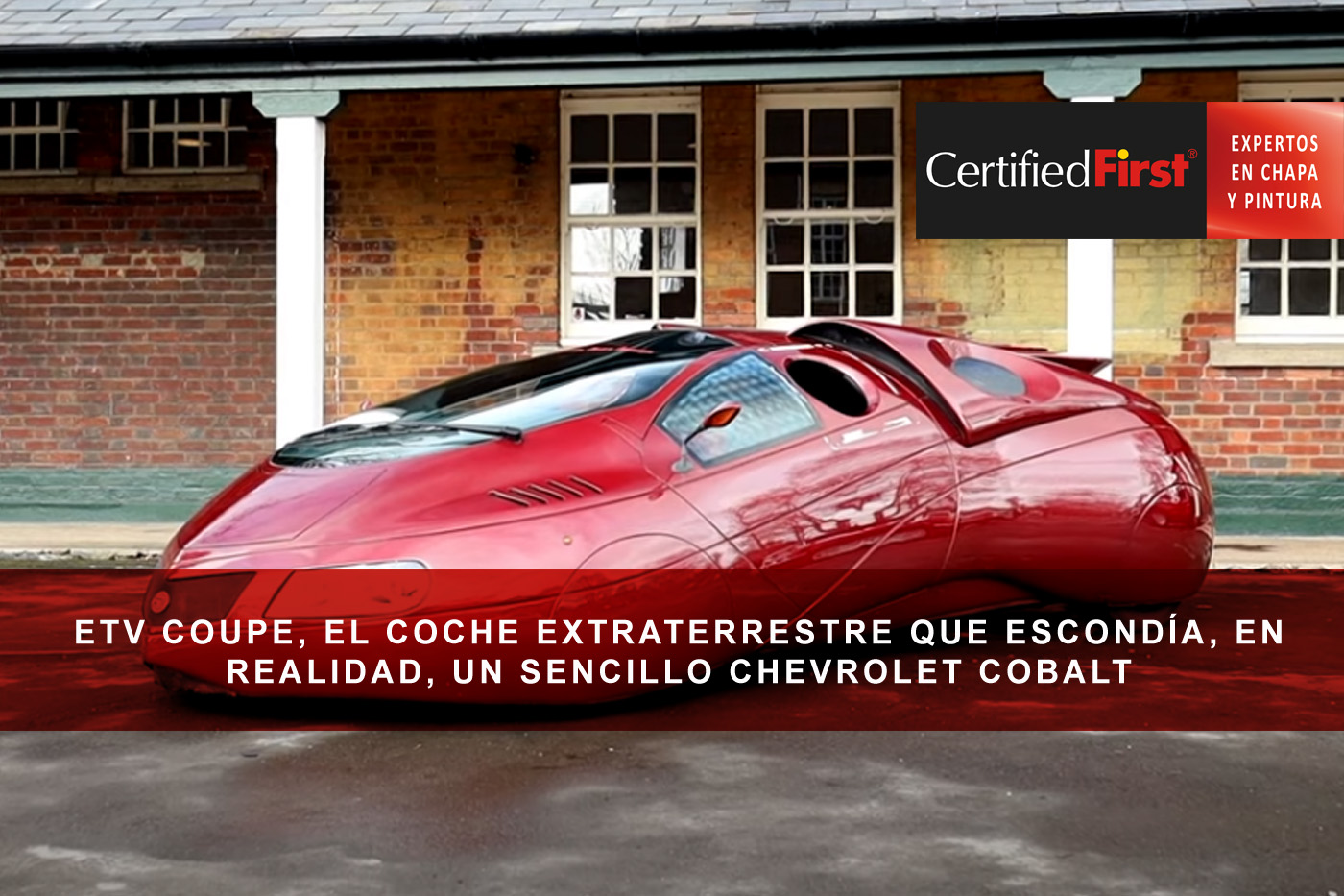 ETV Coupe, el coche extraterrestre que escondía, en realidad, un sencillo Chevrolet Cobalt