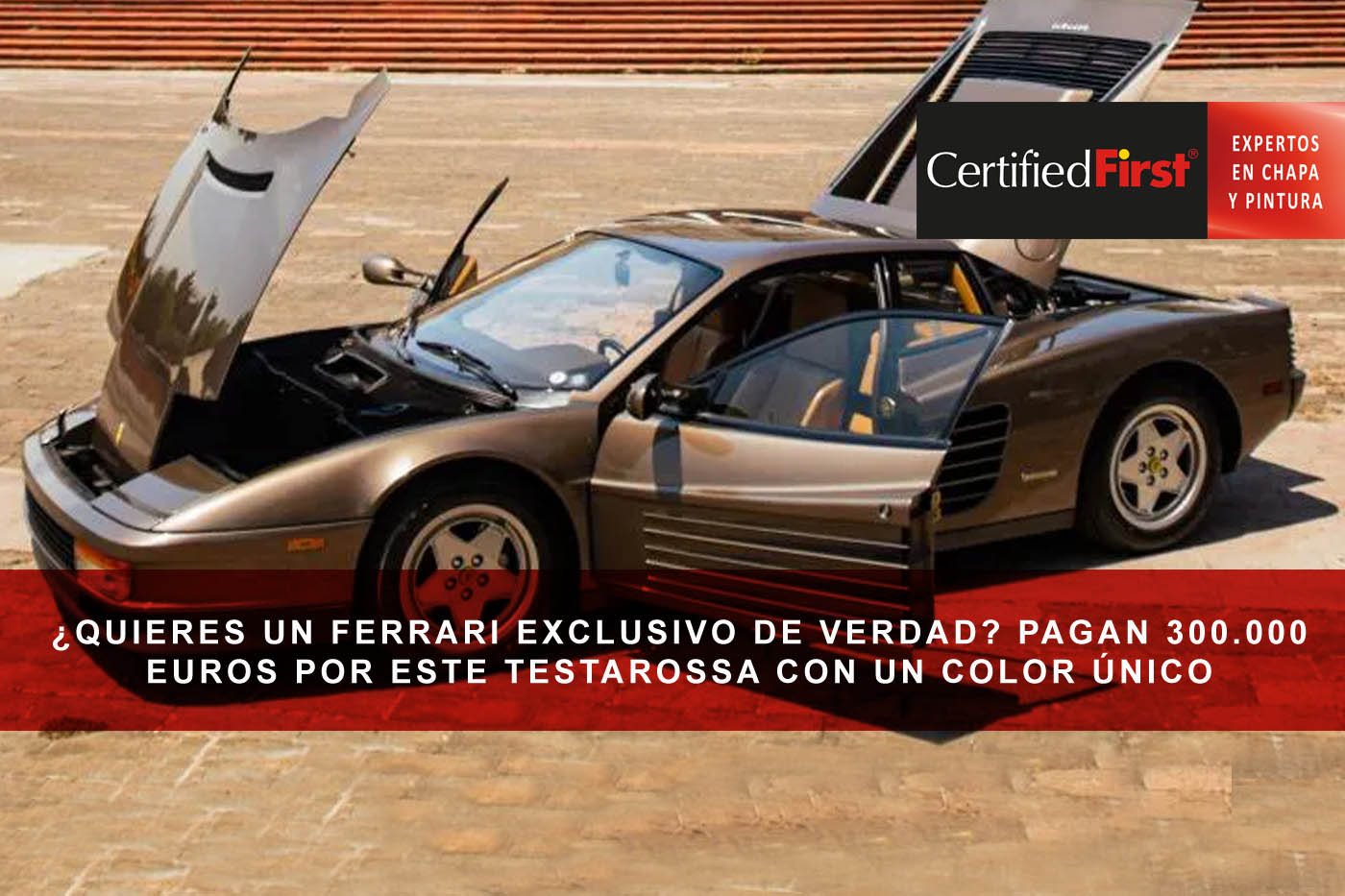 ¿Quieres un Ferrari exclusivo de verdad? Pagan 300.000 euros por este Testarossa con un color único